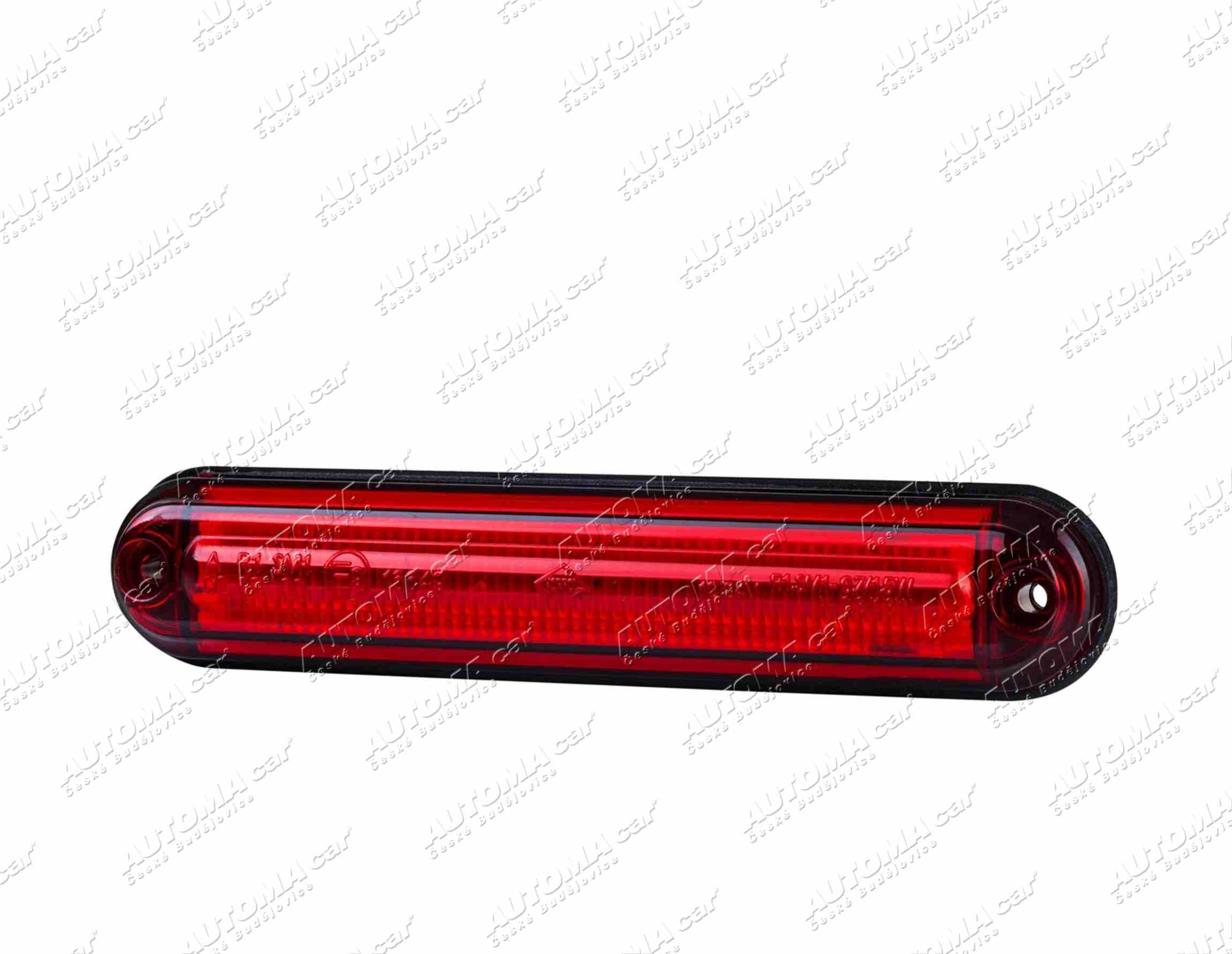 Svítilna poziční LED 12/24V červená 134 x 27mm Horpol