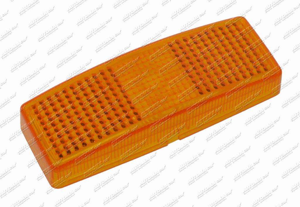 Sklo svítilny poziční oranžové Hella