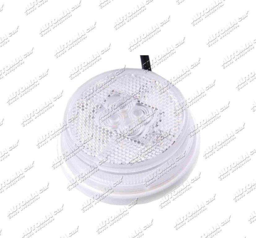 Svítilna poziční bílá LED 12-30V