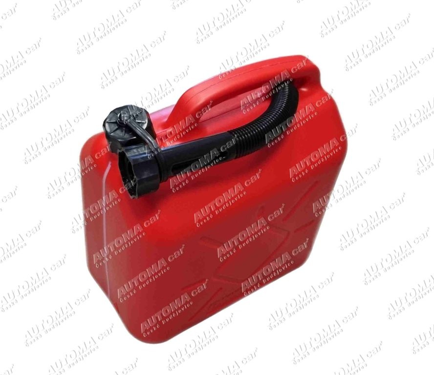 Kanystr 10L plastový na PHM červený