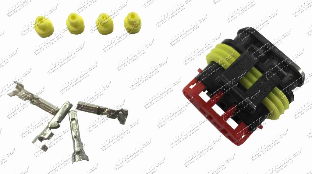 Zástrčka 4.pólová vodotěsná Superseal