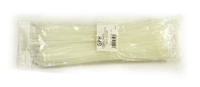 Pásek kabelový 430x4,8 bílý