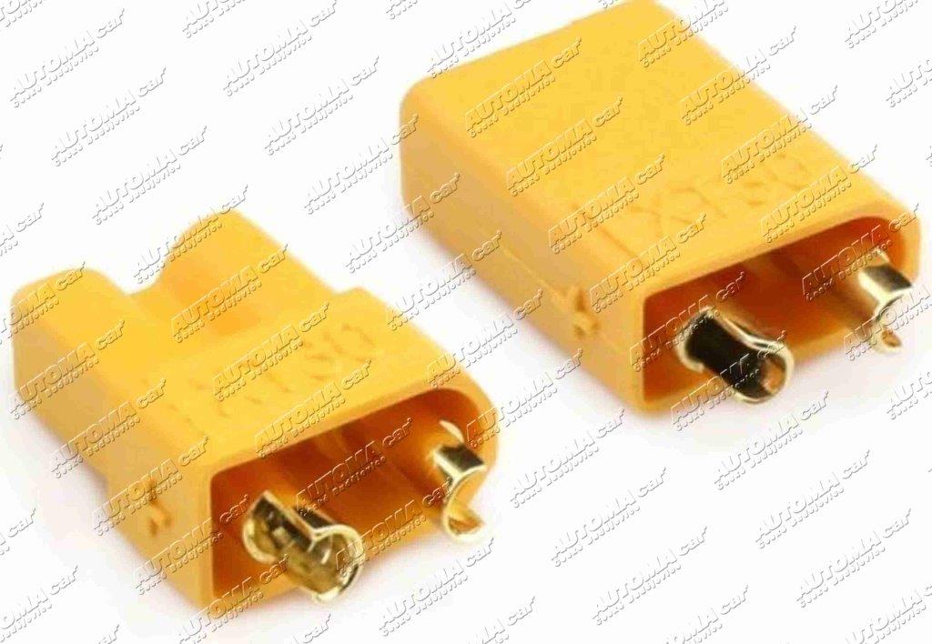 Spojka elektro 2-pol XT30 max 30A