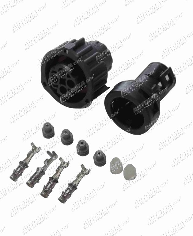 Konektor 4.pólový - zásuvka 