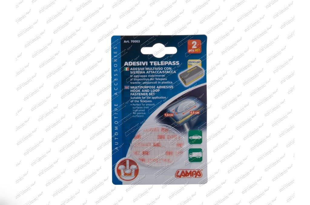 Páska 3M - suchý zip 48x18mm cm transparentní sada 