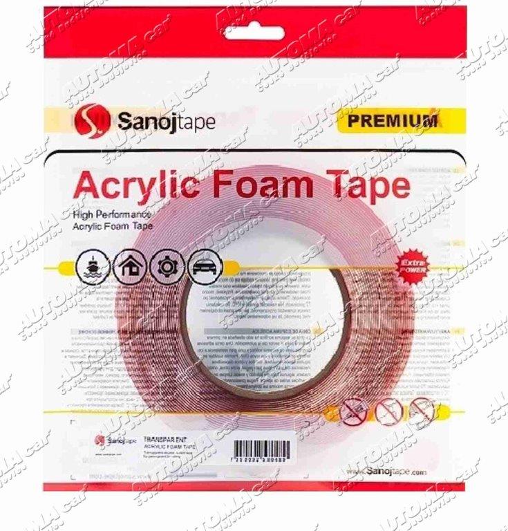 Páska lepící oboustranná 6mm x 10m čirá síla 1mm 