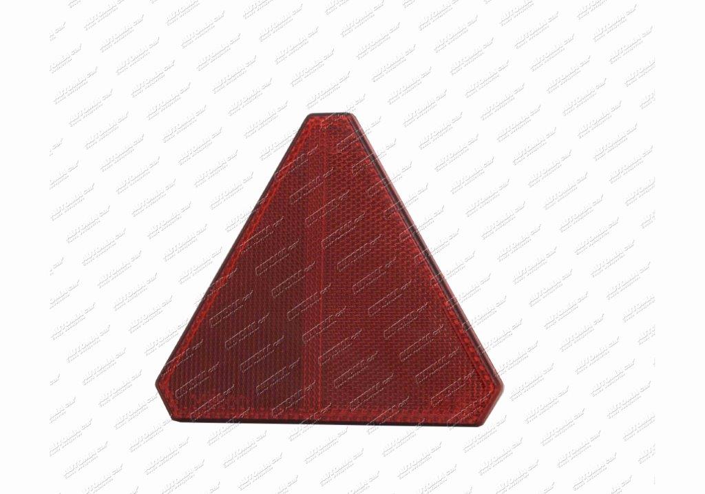 Odrazka červená trojúhelník nalepovací JOKON