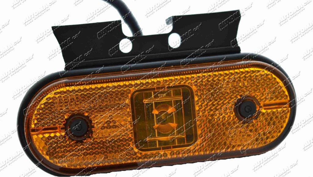 Svítilna oranž. LED 12/24V s kabelem 1,5m