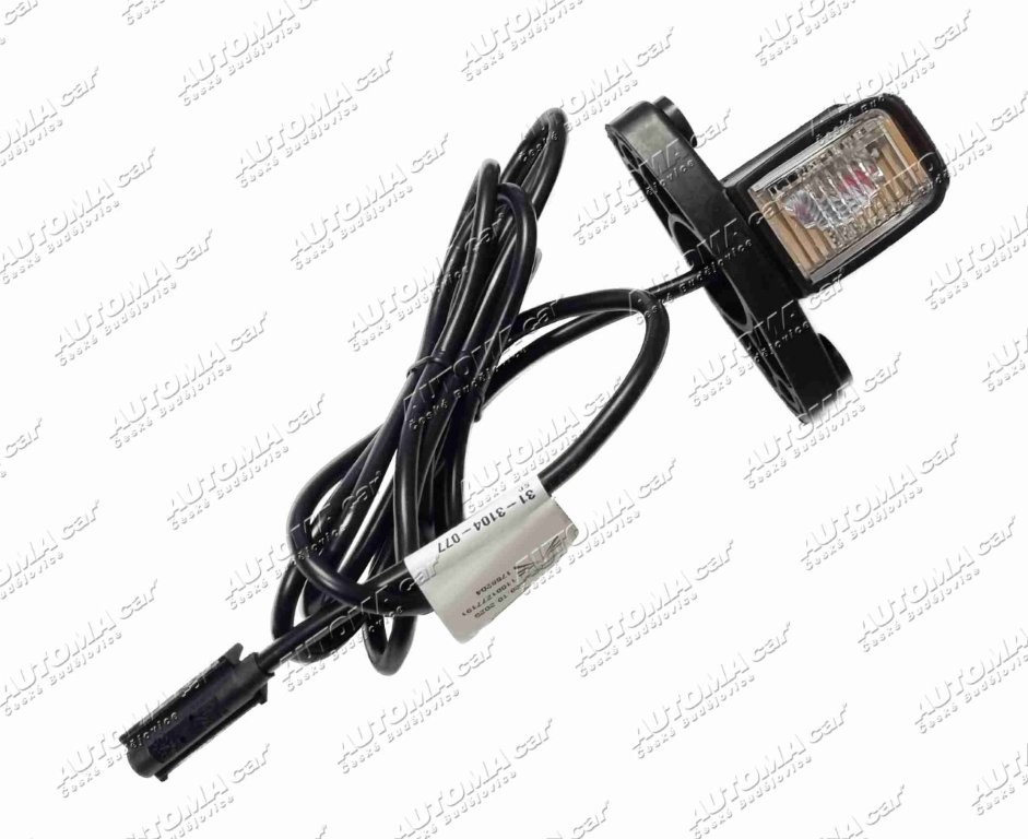 Svítilna Superpoint IV LED 12/24V čirá skla pravá krátká s kabelem 2m