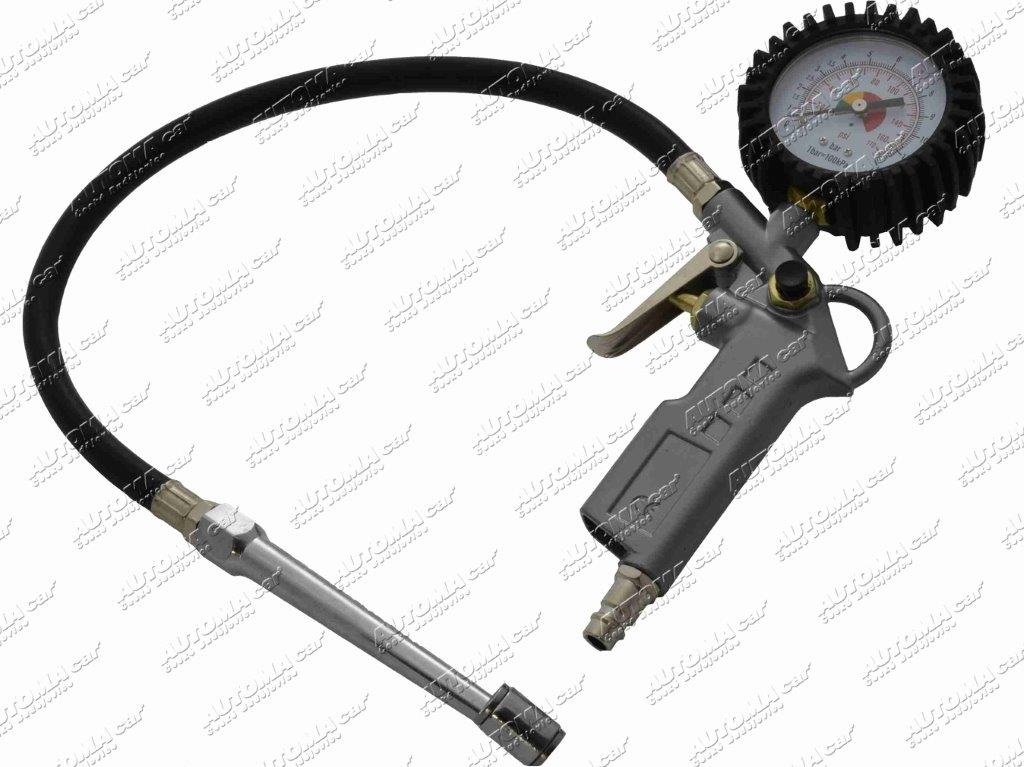 Pneuměřič s pistolí 12 bar s rychlospojkou 1/4