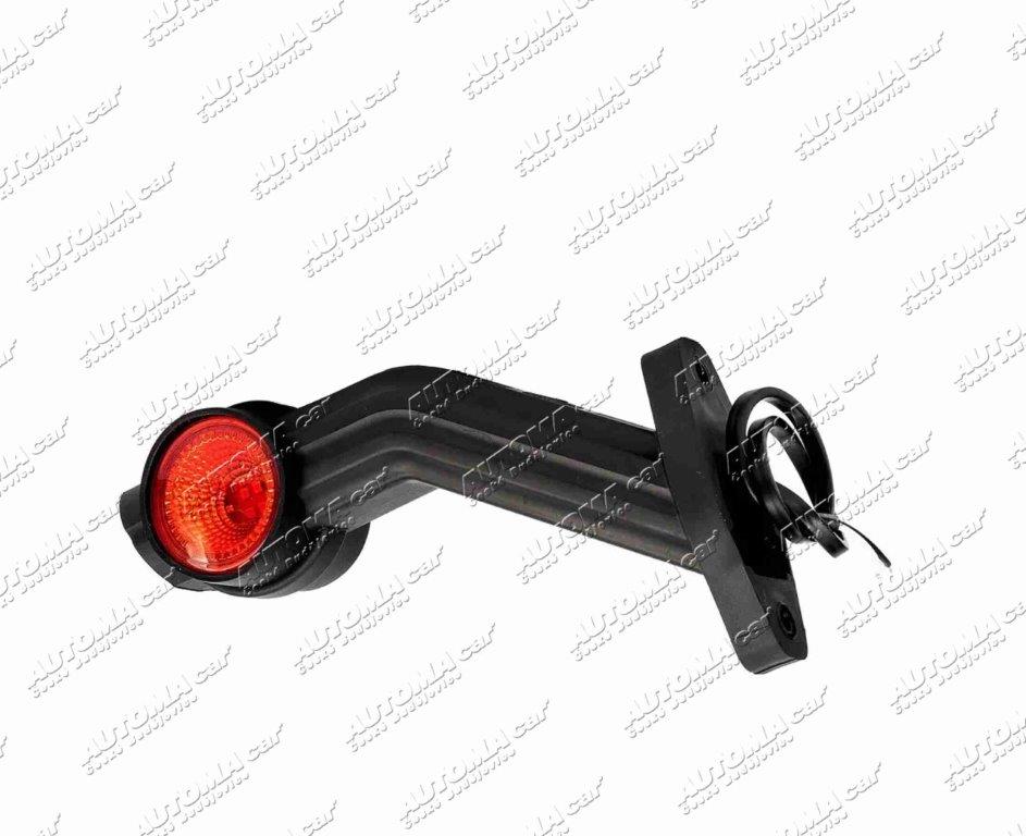 Svítilna červeno/bílo/oranžová LED 12/24V 190mm levá Fristom