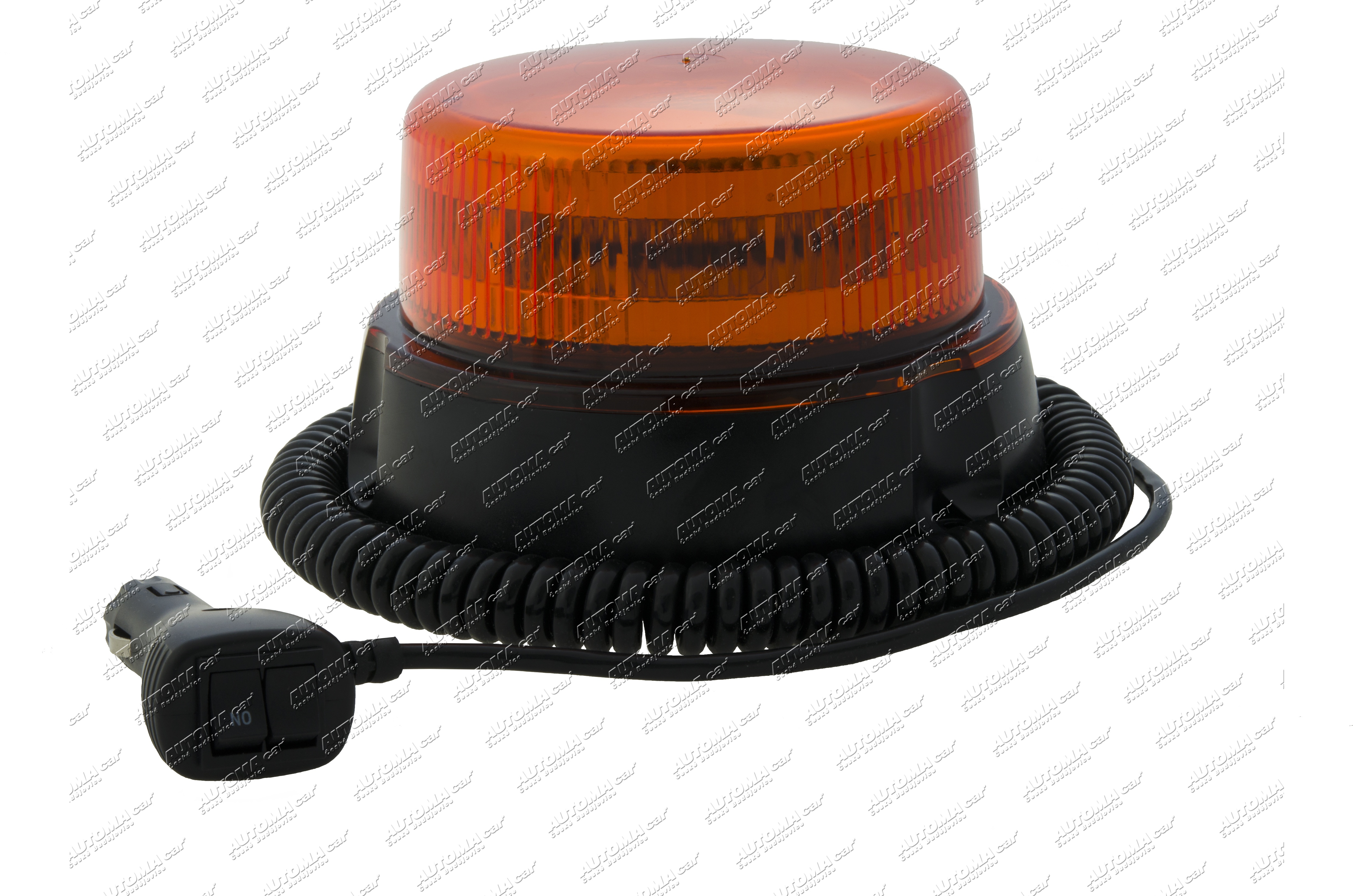 Maják oranžový 12/24V LED magnet kabel 7m WAŠ