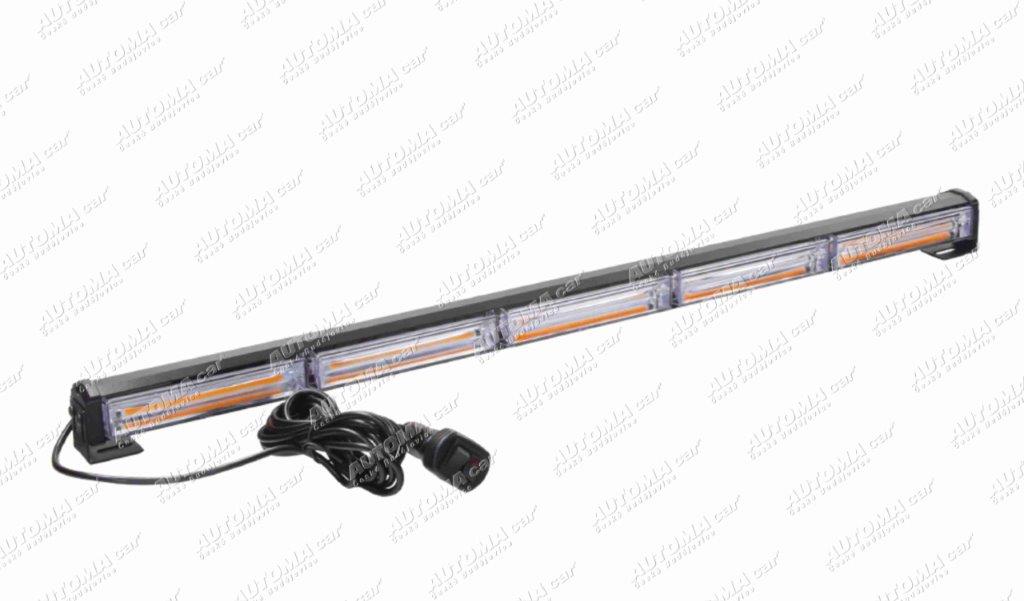 Svítilna výstražná LED 12/24V 5xCOB LED oranžová vnitřní