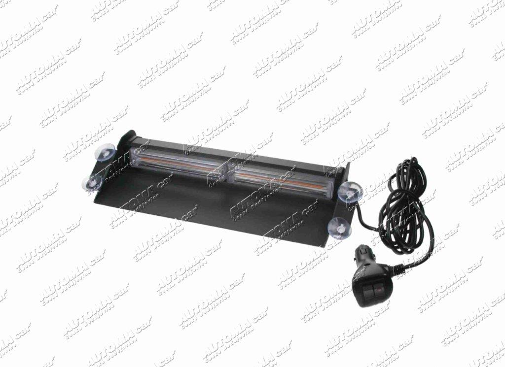 Svítilna výstražná LED 12/24V oranžová vnitřní 306x50mm 