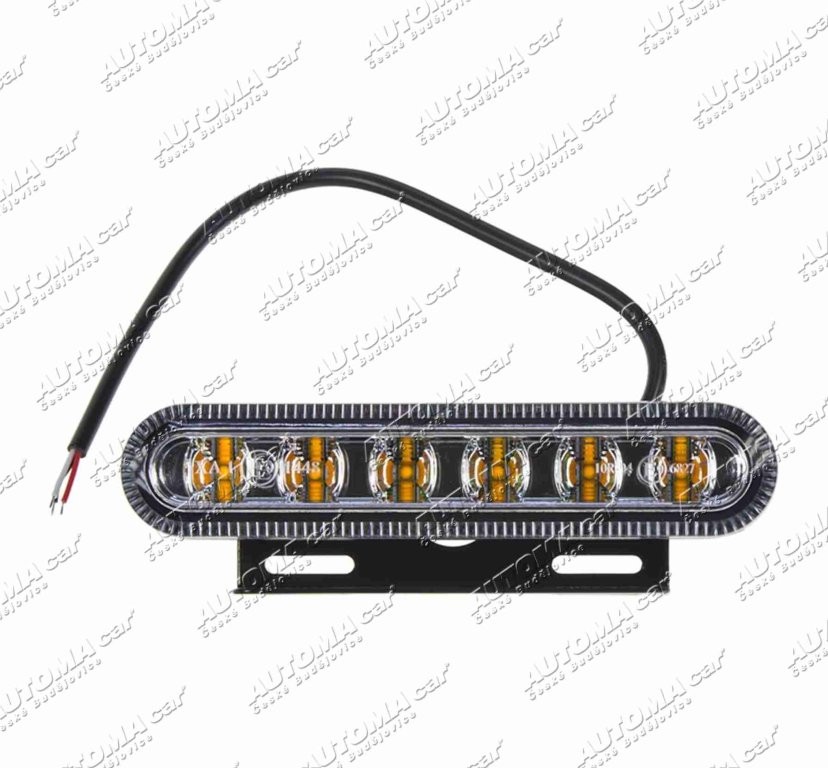 Svítilna výstražná LED 12/24V vnější oranžová