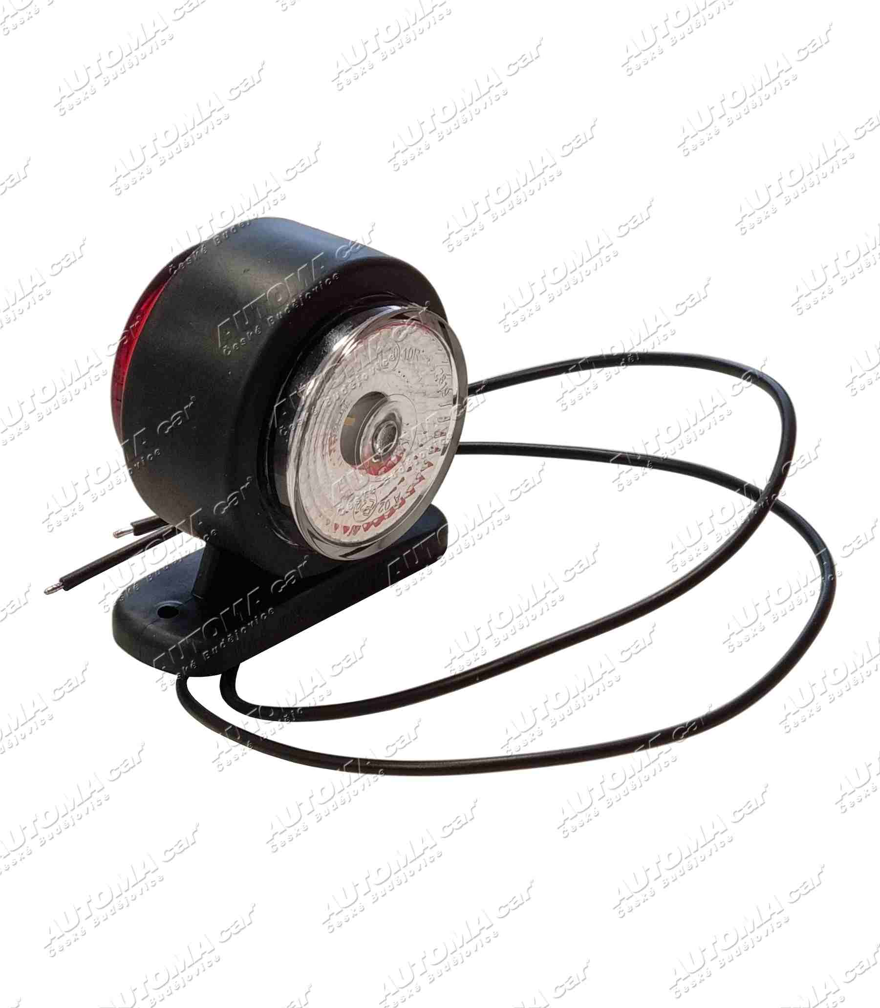 Svítilna červeno/bílá LED 12/24V tykadlo WAŠ