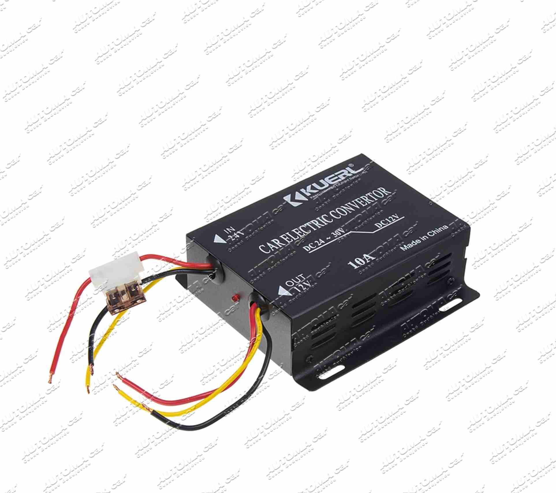 Měnič 24/12V 10A s ACC kabelem ( spínané napájení )