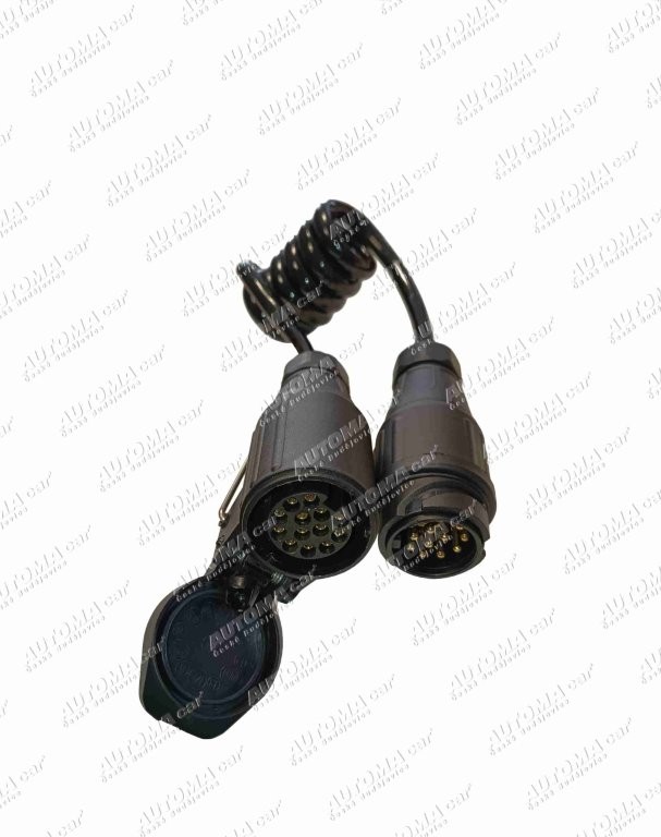 Kabel spirálový prodlužovací 13.pólový 1m 12V