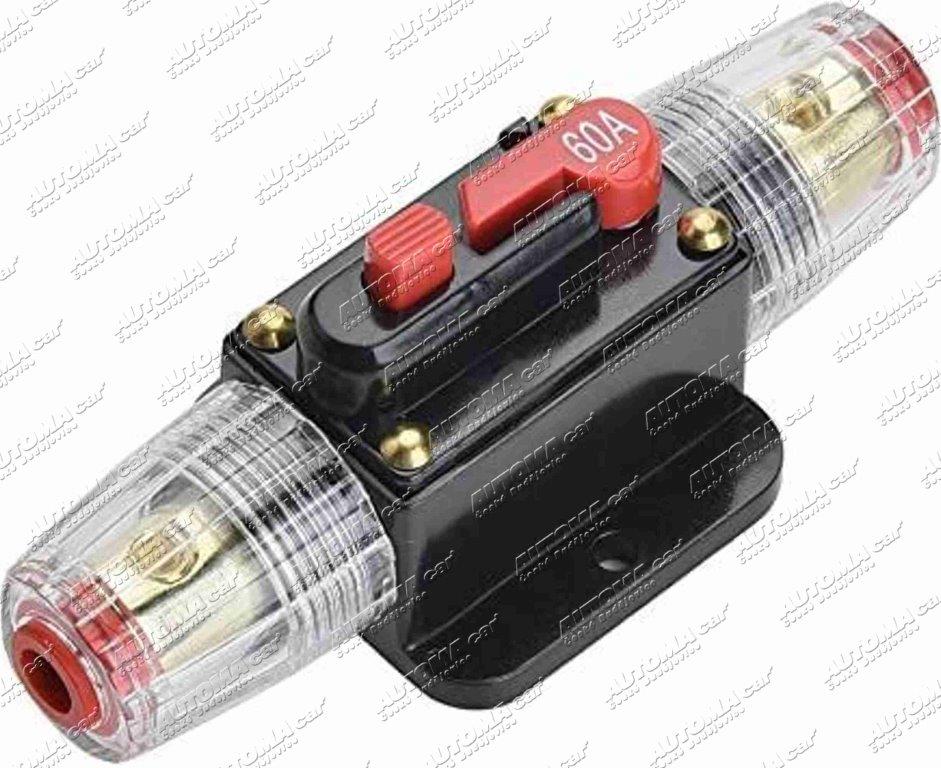 Jistič proudový 24V 60A v pojistkovém pouzdře ( pro průřez kabelu 2-30mm² )