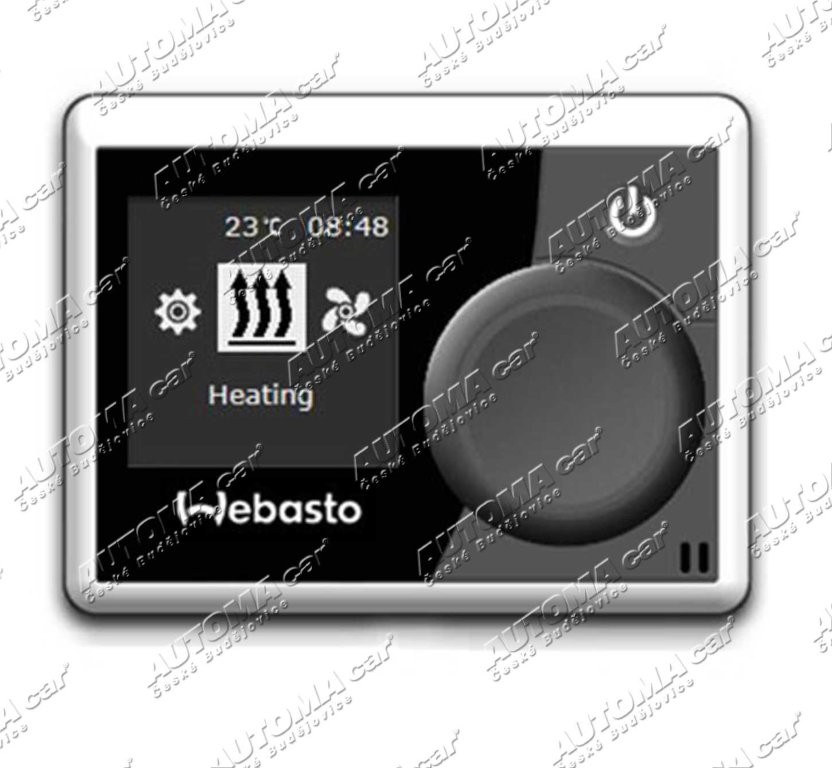 Ovládání topení Webasto MultiControl HD - časovač 