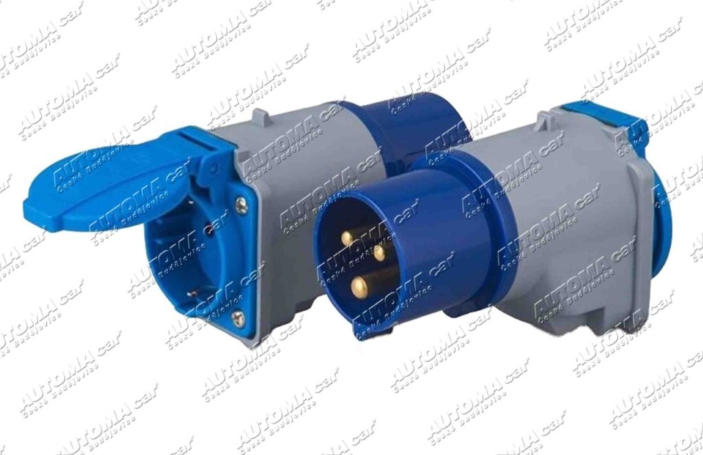 Adaptér - zástrčka CEE 230V - 16A / zásuvka 230V 