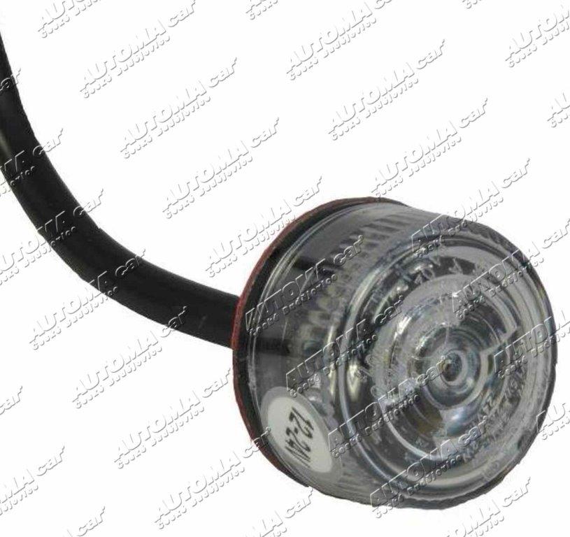 Svítilna poziční bílá ADR LED PRO-PENNY 12/24V 