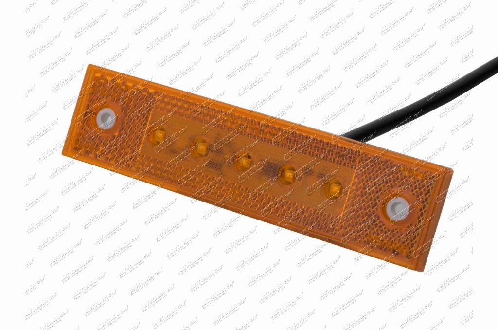 Svítilna poziční oranžová  LED 12/24V Pro-Super-Flat