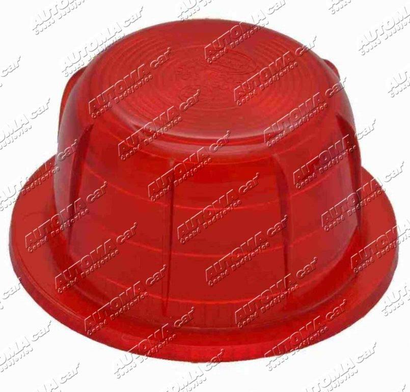 Sklo svítilny červené