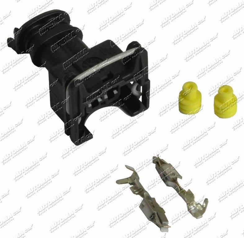 Zásuvka 2.pólová hranatá