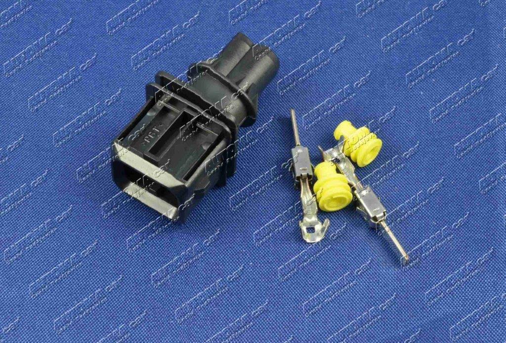 Zástrčka 2.pólová hranatá