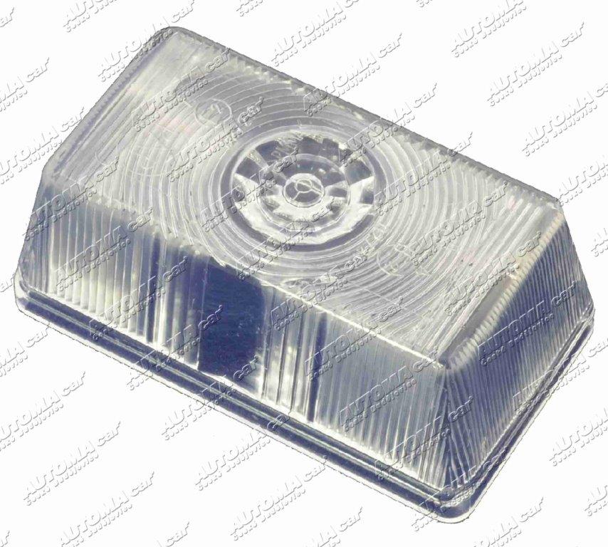 Sklo svítilny bílé