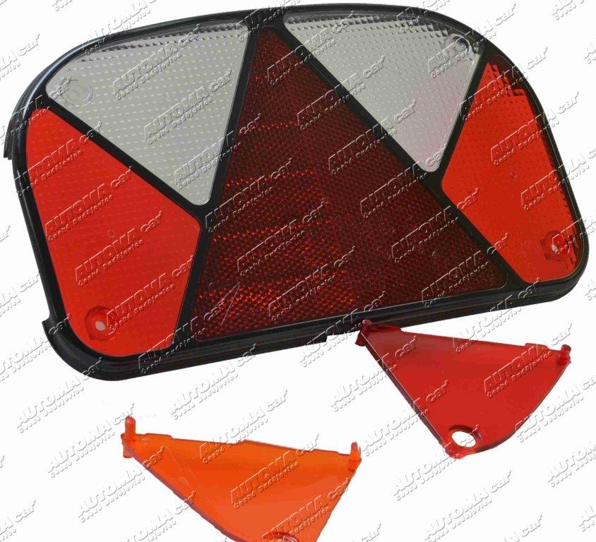 Sklo svítilny koncové Multipoint II levé / pravé