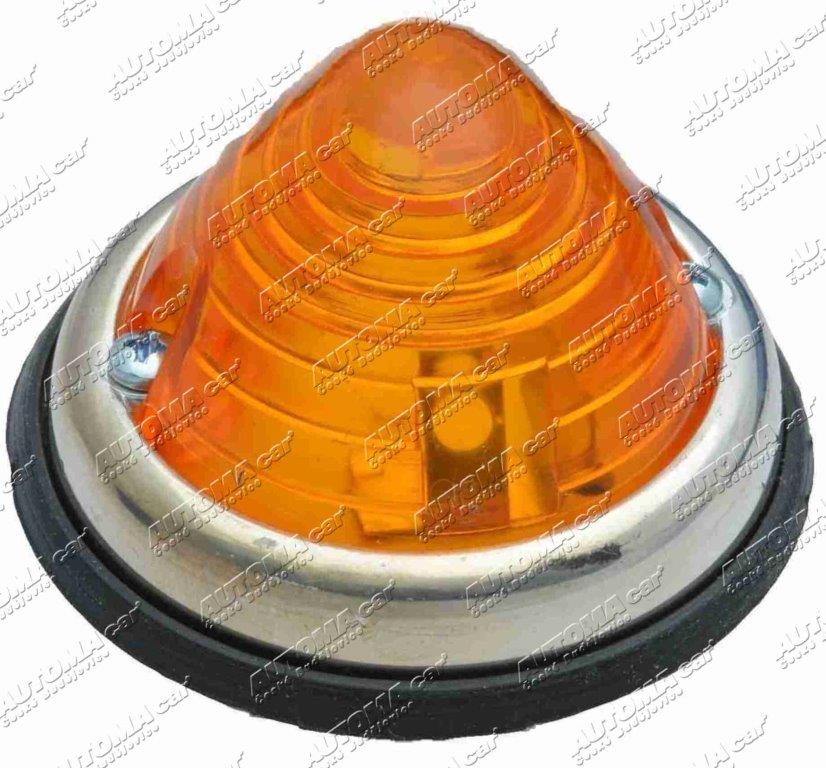 Svítilna oranž. kulatá 70mm