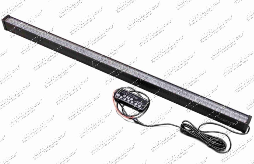 Svítilna výstražná LED 12/24V 64LED 1176mm - směrování doleva/doprava vnější montáž oranžová IP67