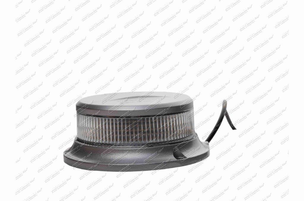 Maják oranžový 9-30V LED PRO-MULTI-FLASH II magnet 27W ADR, (R65, R10) čiré sklo