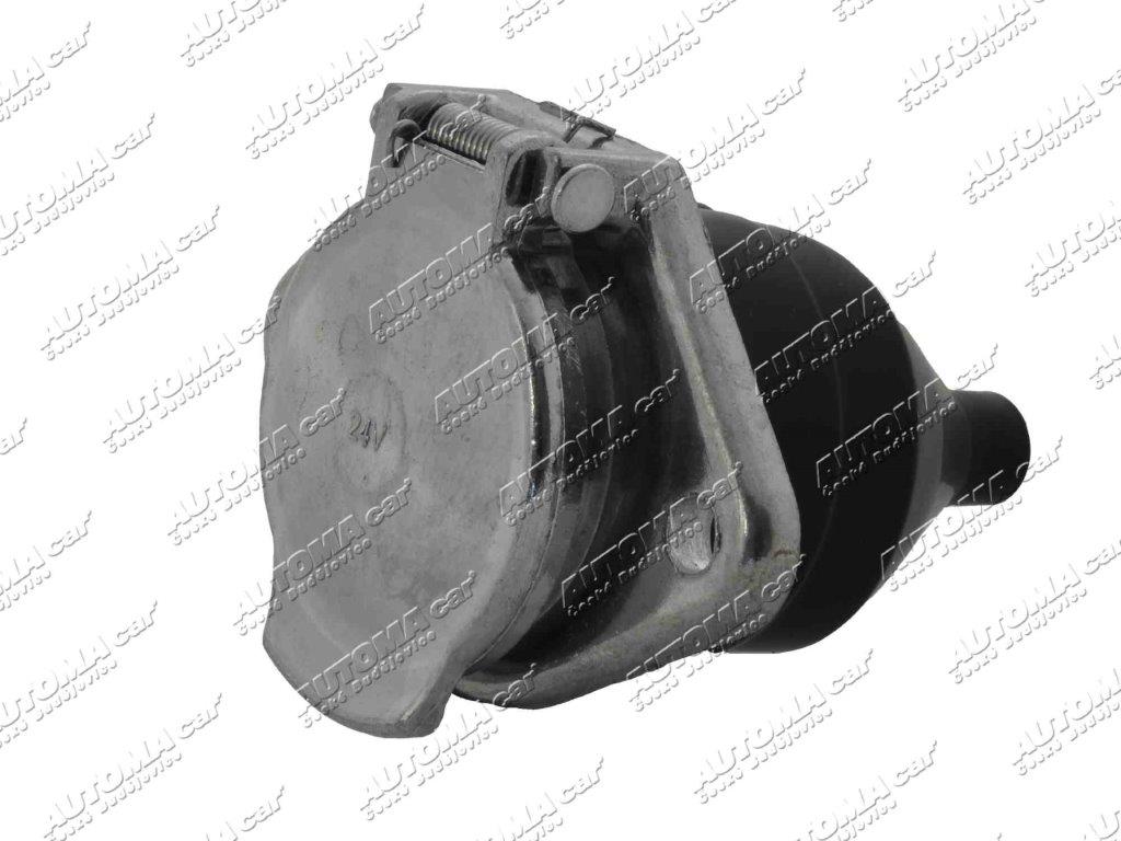 Zásuvka 7.pól 24V hliníková typ N ( hlavní )