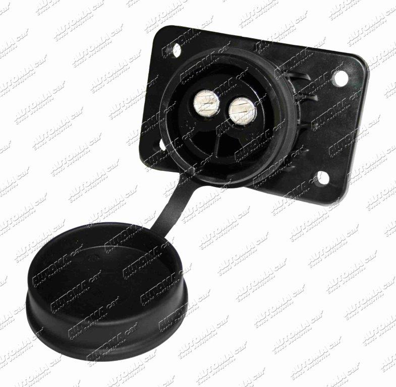 Zásuvka NATO 2.pólová plastová 24V  pro kabel 35-50mm² 