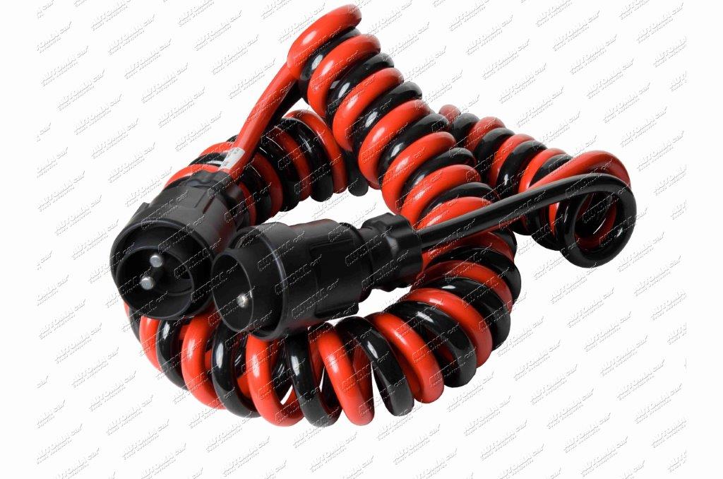 Kabel spirálový propojovací NATO 24V/135A 2x35mm²