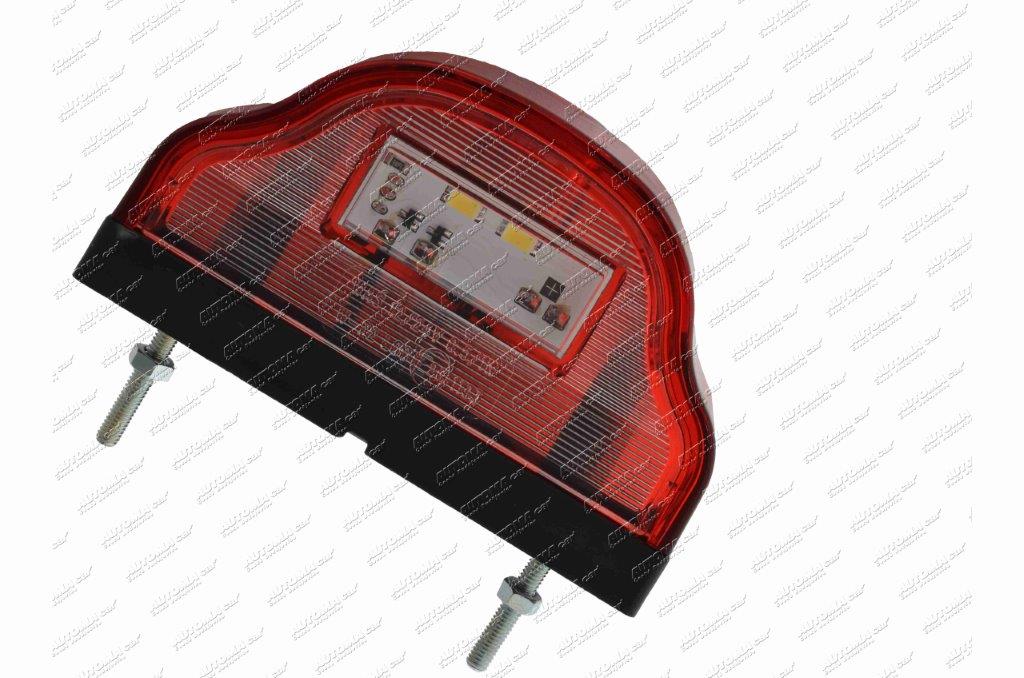 Svítilna osvětlení SPZ LED 12/24V červená WAŠ