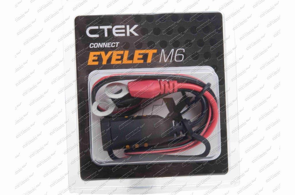 Konektor k nabíječce CTEK komfort k montáži na baterii pomocí oček Ø 6 mm