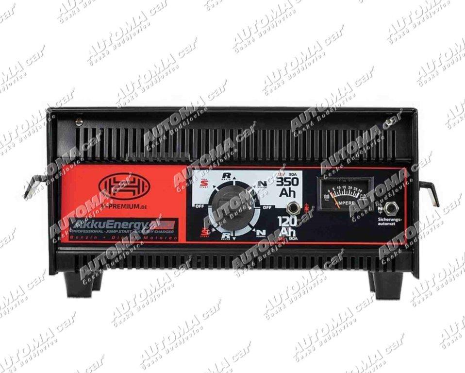 Nabíječka 12/24V 30A ( 30 -350 Ah ) s pomocným startem 
