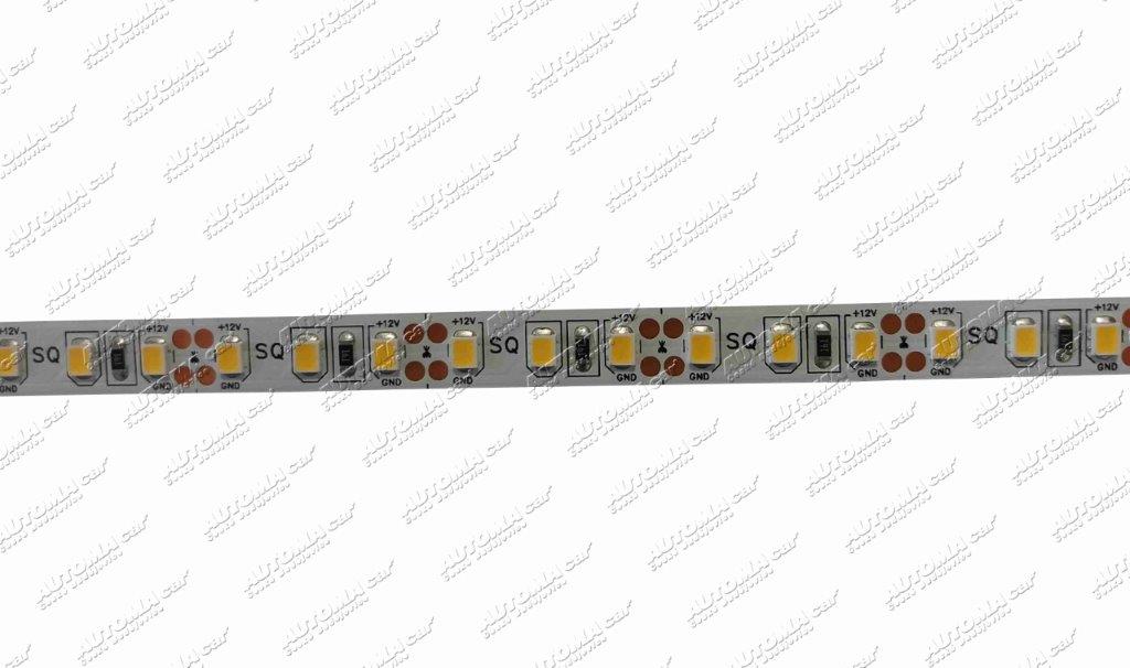 Pásek LED 12V 2835 SMD vitřní osvětlení denní bílá (4 000K) / 10cm šíře 8mm