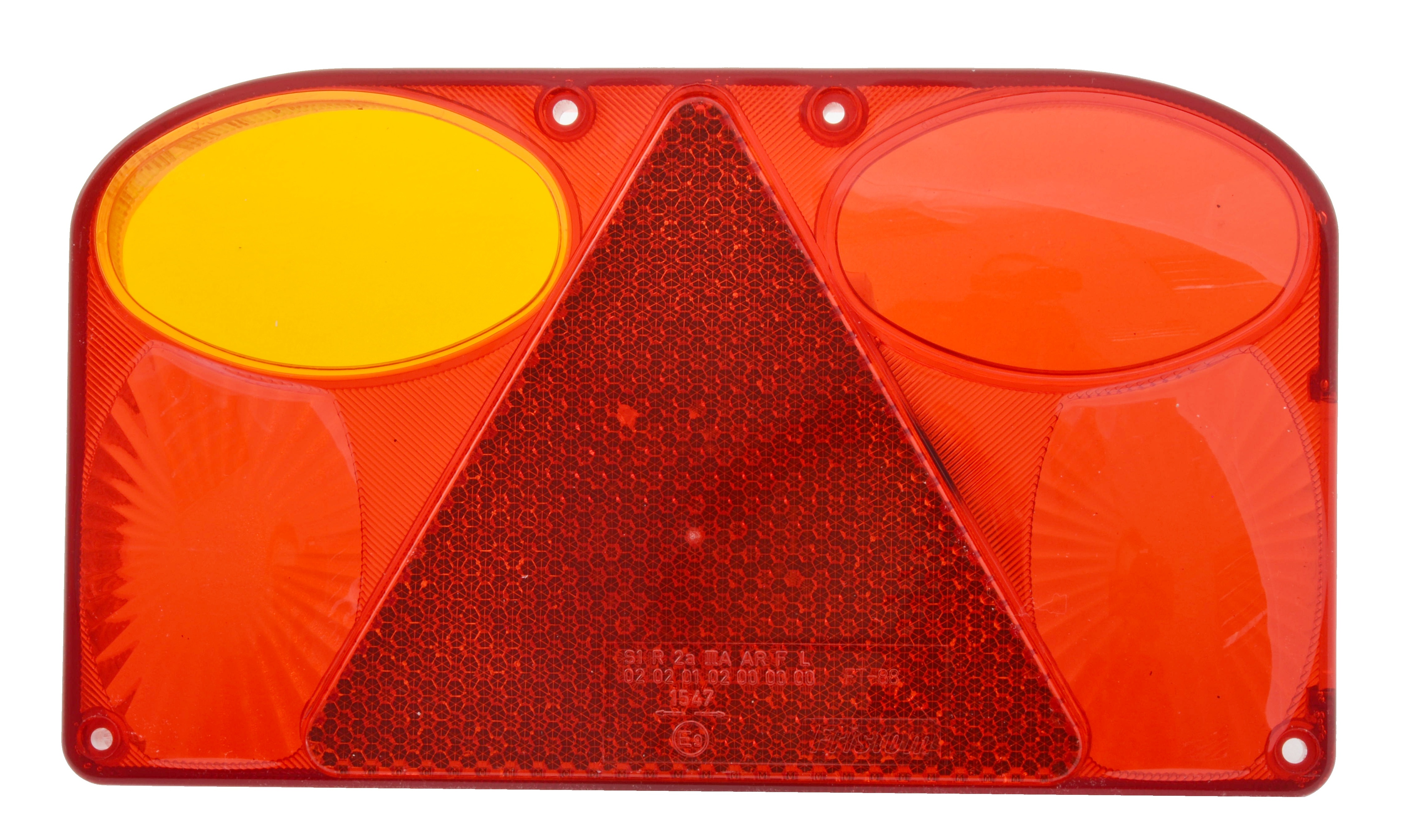 Sklo svítilny koncové levé s mlhovkou FRISTOM FT-88