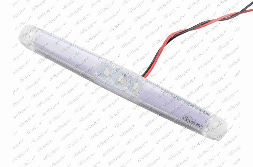 Svítilna poziční LED 12/24V bílá   