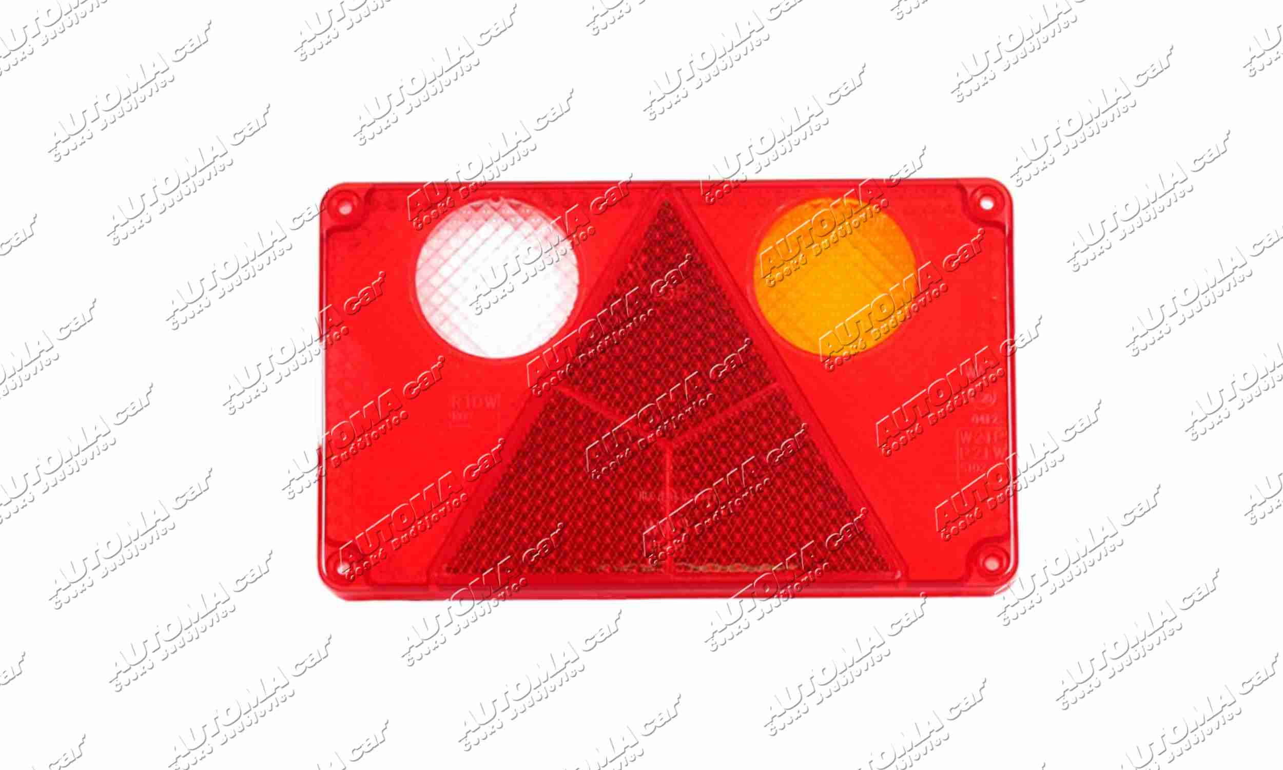 Sklo svítilny koncové pravé WAŠ s couvačkou