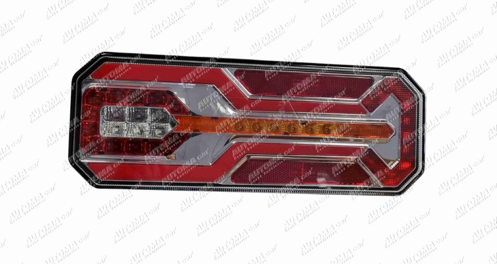 Svítilna koncová LED 10-30V pravá s dynamickou směrovkou, kabel 45cm