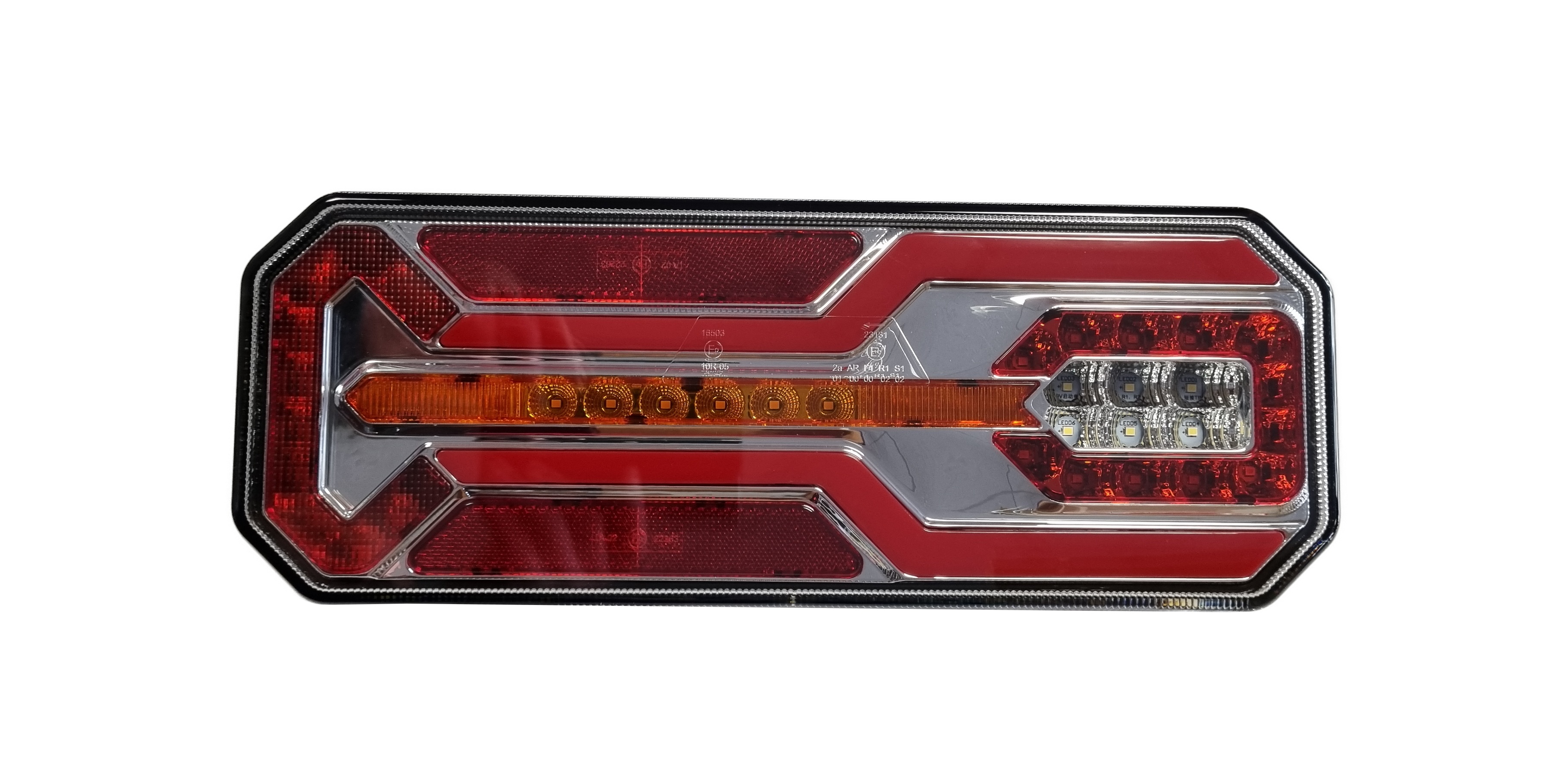 Svítilna koncová LED 10-30V levá s dynamickou směrovkou, kabel 45cm