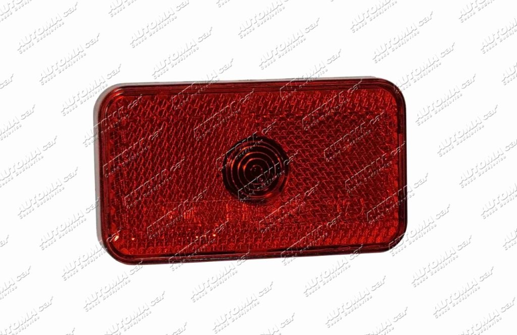 Svítilna poziční G17 červená 80x45mm 