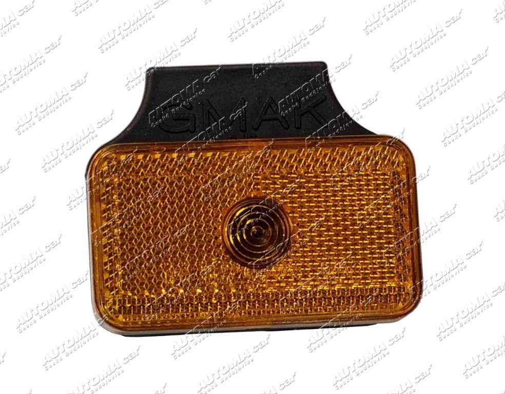 Svítilna poziční G17 oranžová 80x45mm s držákem 