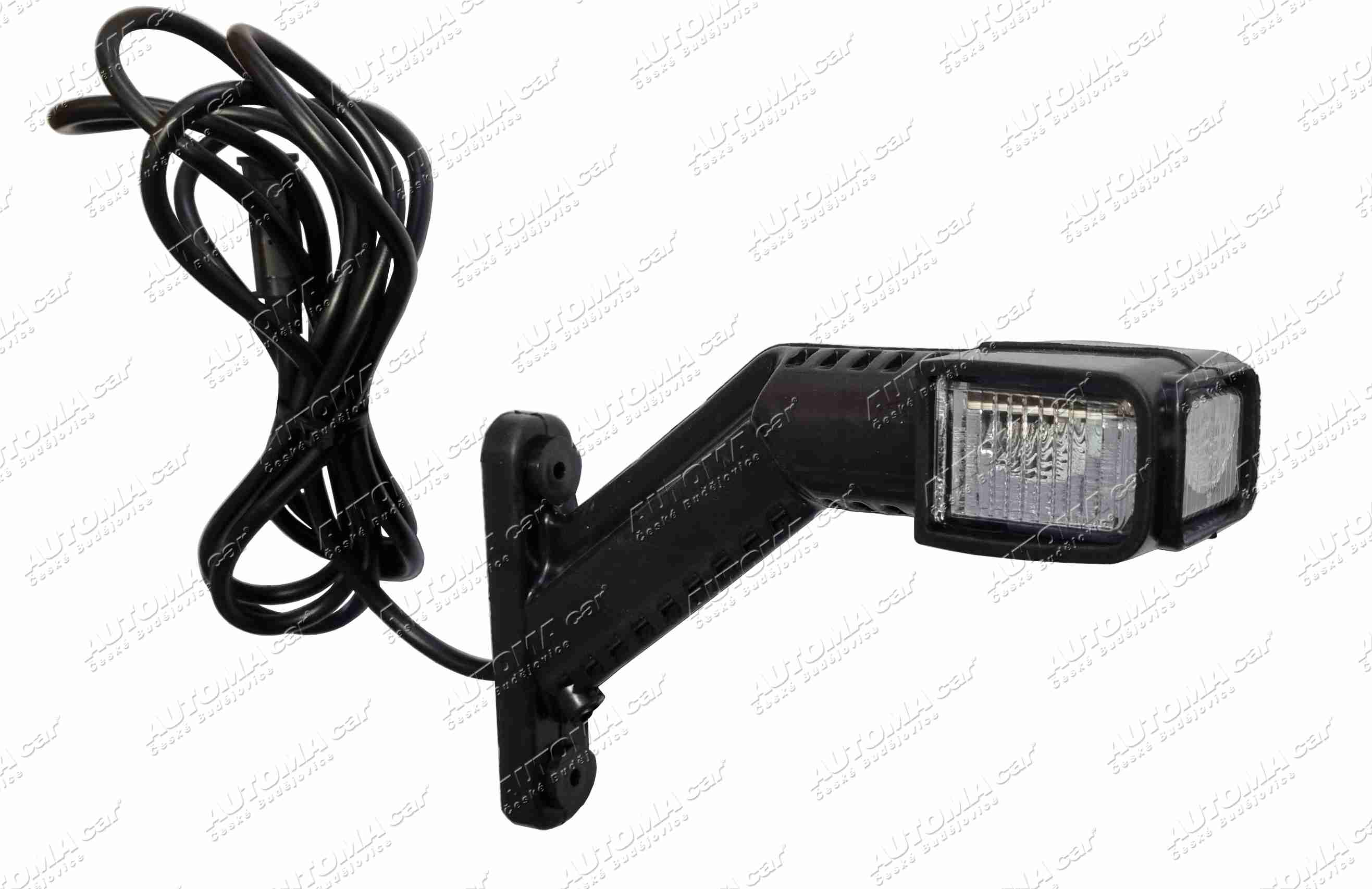 Svítilna Superpoint IV LED 12/24V čirá skla pravá s kabelem 2m náhrada